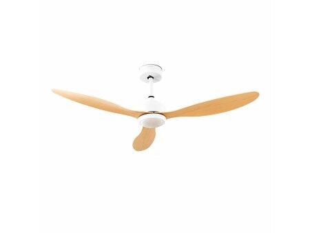 Wentylator sufitowy z oświetleniem LED i 3 łopatkami z ABS Wuled InnovaGoods Drewno 36 W 52" Ø132 cm
