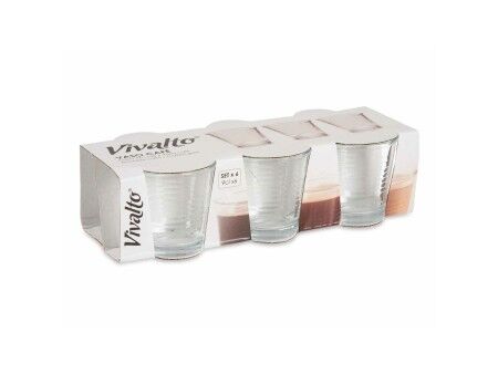 Zestaw kieliszków Vivalto 3503/WH6 Przezroczysty Szkło 90 ml (24 Sztuk)