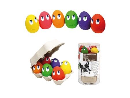 Zabawka dla psów Gloria Jajka Rozmiar S Lateks syntetyczny (24 pcs)