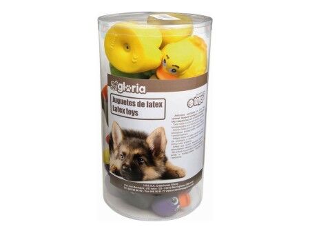 Zabawka dla psów Gloria Kaczki Lateks syntetyczny (18 pcs)