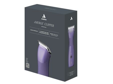 Trymer dla zwierząt domowych Andis EMERGE Clipper Fioletowy