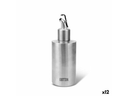 Buteleczka na oliwę Quttin Srebrzysty Stal nierdzewna 250 ml (12 Sztuk)