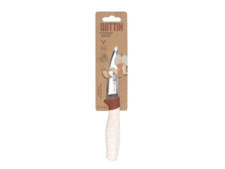 Nóż Obierak Quttin Terra Brązowy Srebrzysty Stal nierdzewna 9 cm (48 Sztuk)