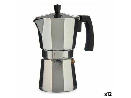 Włoska Kafeterka A111RA-900 Srebrzysty Aluminium 450 ml (12 Sztuk)