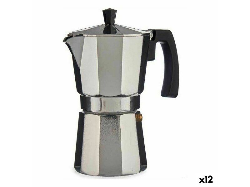 Włoska Kafeterka A111RA-900 Srebrzysty Aluminium 450 ml (12 Sztuk)