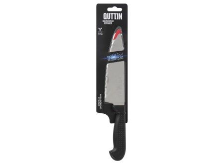 Nóż kuchenny Quttin Laser Czarny Srebrzysty 28 x 6 x 1,3 cm (28 Sztuk)