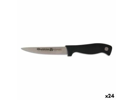 Nóż kuchenny Quttin Dynamic Czarny Srebrzysty 11 cm (24 Sztuk)