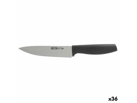 Nóż kuchenny Quttin Laos Czarny Srebrzysty 15 cm (36 Sztuk)