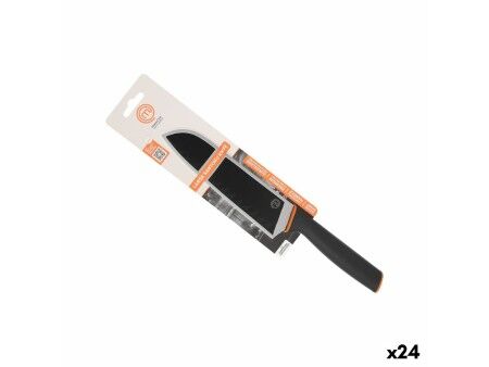 Nóż kuchenny MasterChef Czarny Srebrzysty 18 cm (24 Sztuk)