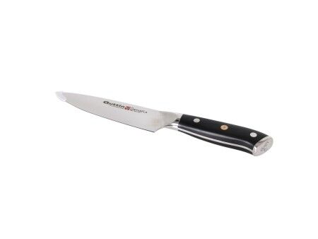 Nóż kuchenny Quttin DAMASKUS Czarny Srebrzysty 15 cm (2 Sztuk)