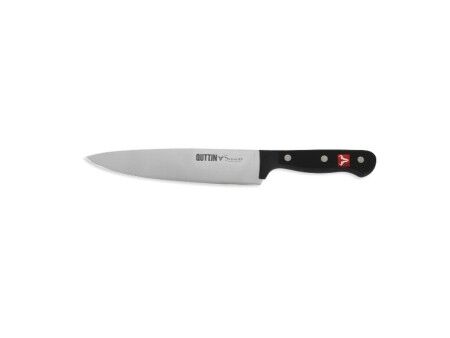 Nóż kuchenny Quttin SYBARITE Czarny Srebrzysty 20 cm (8 Sztuk)