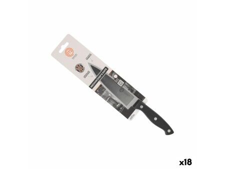 Nóż kuchenny MasterChef Chef Czarny Srebrzysty 15 cm (18 Sztuk)