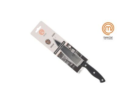 Nóż kuchenny MasterChef Chef Czarny Srebrzysty 15 cm (18 Sztuk)