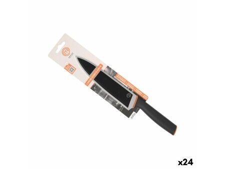 Nóż kuchenny MasterChef Chef Czarny Srebrzysty 20 cm (24 Sztuk)