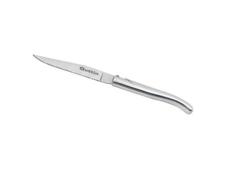 Nóż do Mięsa Quttin Kobe Srebrzysty 10,5 cm (12 Sztuk)