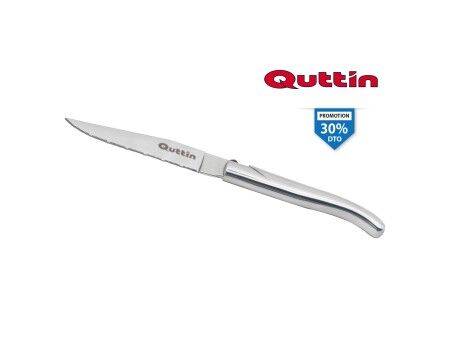 Nóż do Mięsa Quttin Kobe Srebrzysty 10,5 cm (12 Sztuk)
