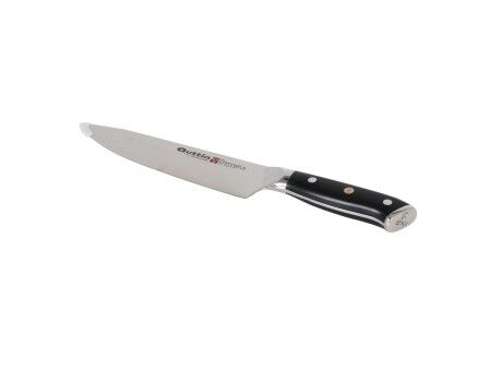 Nóż kuchenny Quttin DAMASKUS Czarny Srebrzysty 20 cm (2 Sztuk)