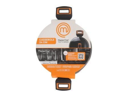 Garnek z Pokrywką MasterChef 24 cm 2,5 mm (4 Sztuk)