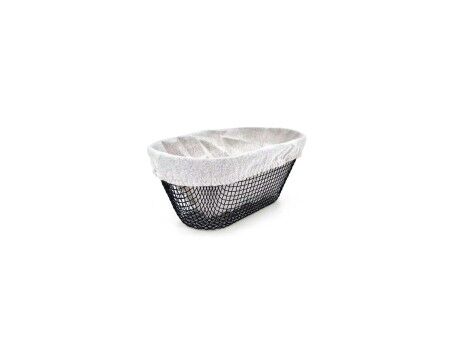 Koszyk na chleb Metal Owalne 25 x 13 x 10 cm (18 Sztuk)