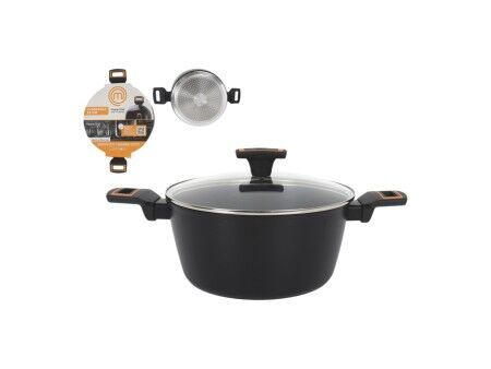 Garnek z Pokrywką MasterChef 28 cm 2,5 mm (4 Sztuk)