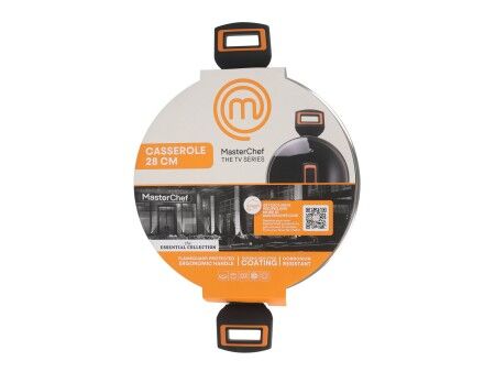 Garnek z Pokrywką MasterChef 28 cm 2,5 mm (4 Sztuk)