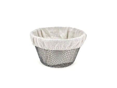 Koszyk na chleb Metal 18 x 18 x 10 cm (24 Sztuk)