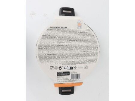 Garnek z Pokrywką MasterChef 28 cm 2,5 mm (4 Sztuk)