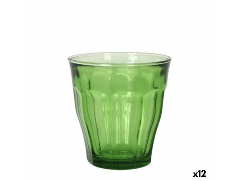 Zestaw kieliszków Duralex Picardie Kolor Zielony 6 Części 250 ml (12 Sztuk)
