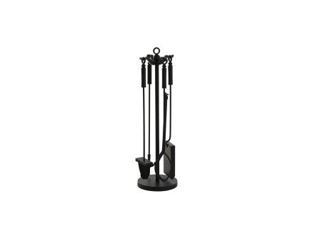 Przybory kominkowe DKD Home Decor Stal (19 x 19 x 70 cm)