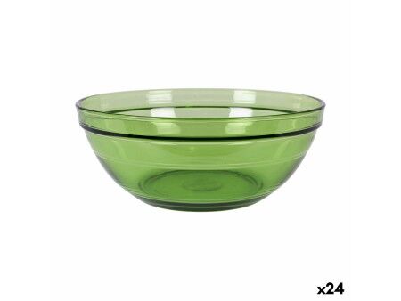 Miska do Sałatki Duralex Lys 1,6 L Kolor Zielony (24 Sztuk)