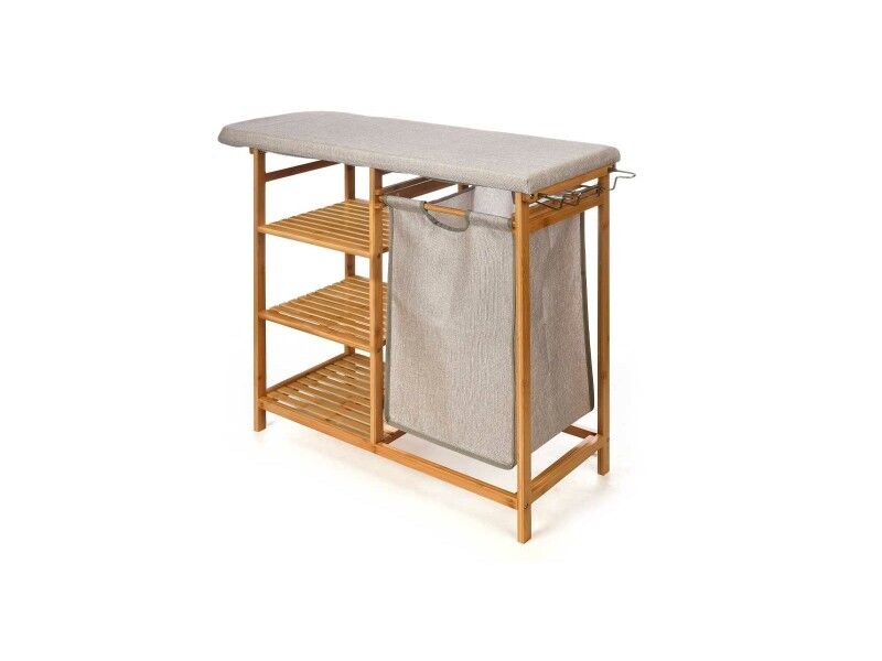 Deska do Prasowania Kipit 1443FL BAMBOO.1 Krem Materiał Bambus