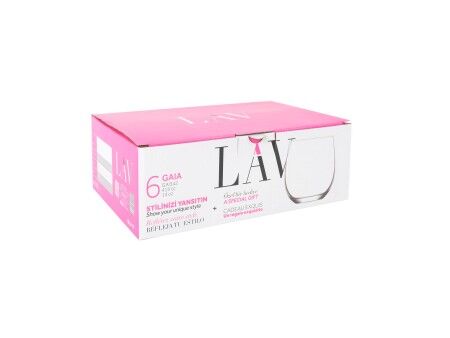 Zestaw kieliszków LAV Gaia 415 ml 6 Części (8 Sztuk)