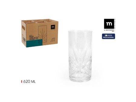 Kieliszek do whisky La Mediterránea (24 Sztuk)