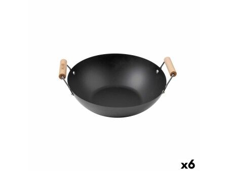 Patelnia Wok Quttin Drewno (6 Sztuk)
